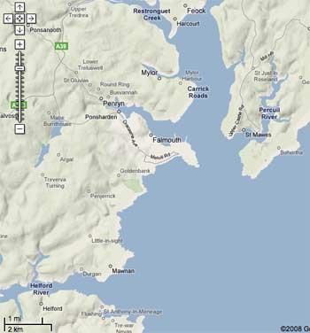 map of site