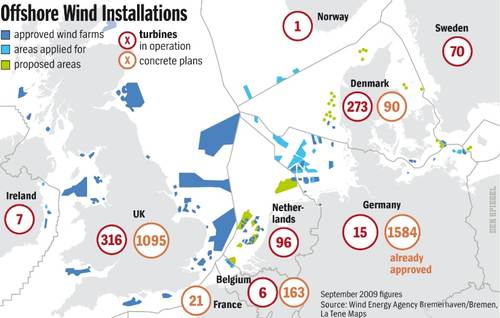 Future construction could affect a far larger number of animals than the relatively modest construction that has taken place so far. (click to see larger Der Spiegel image)